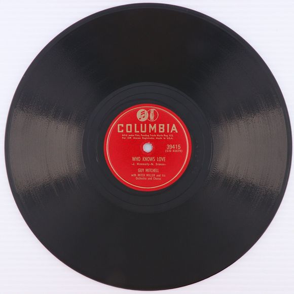Guy Mitchell -My Truly, Truly Fair/ Who Knows Love 1951 10" 78 rpm Record 39415 - Picture 4 of 16